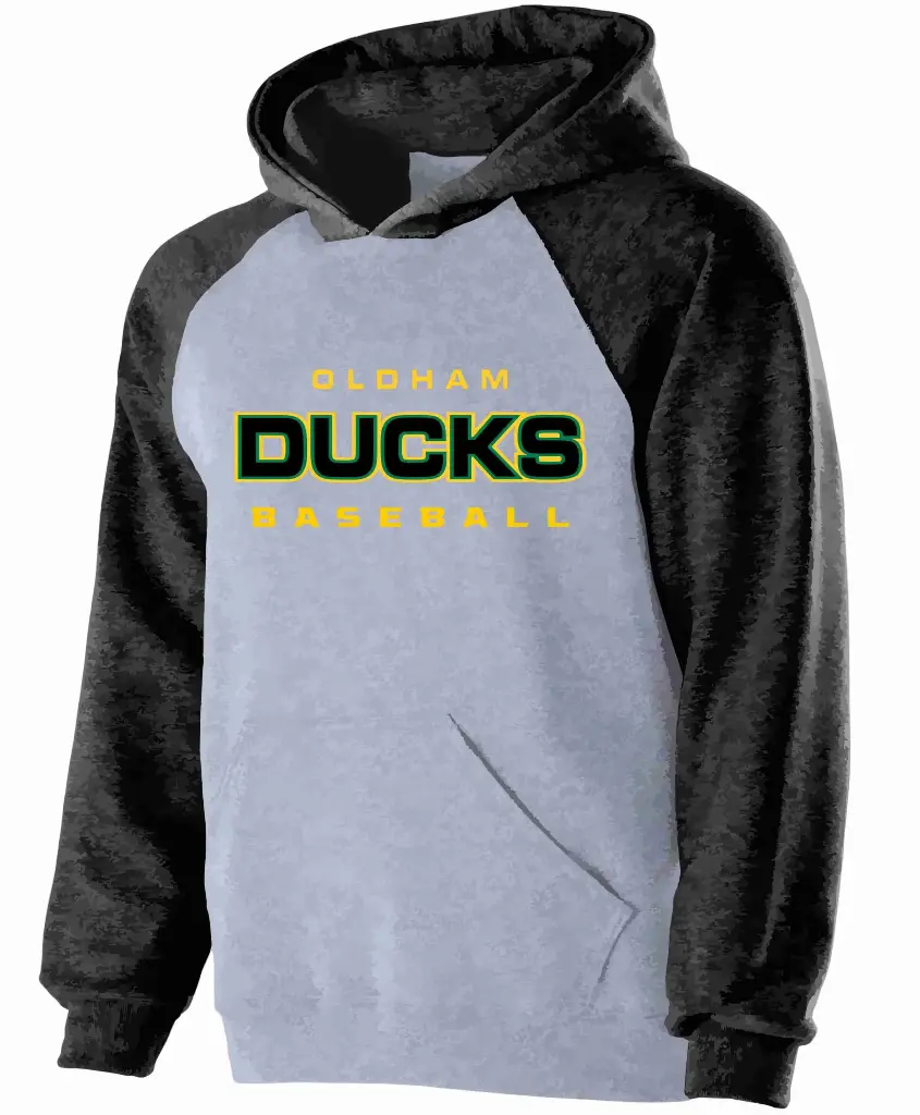 Oldham Co Ducks Hoodie 229279 Athletic Heather/Black