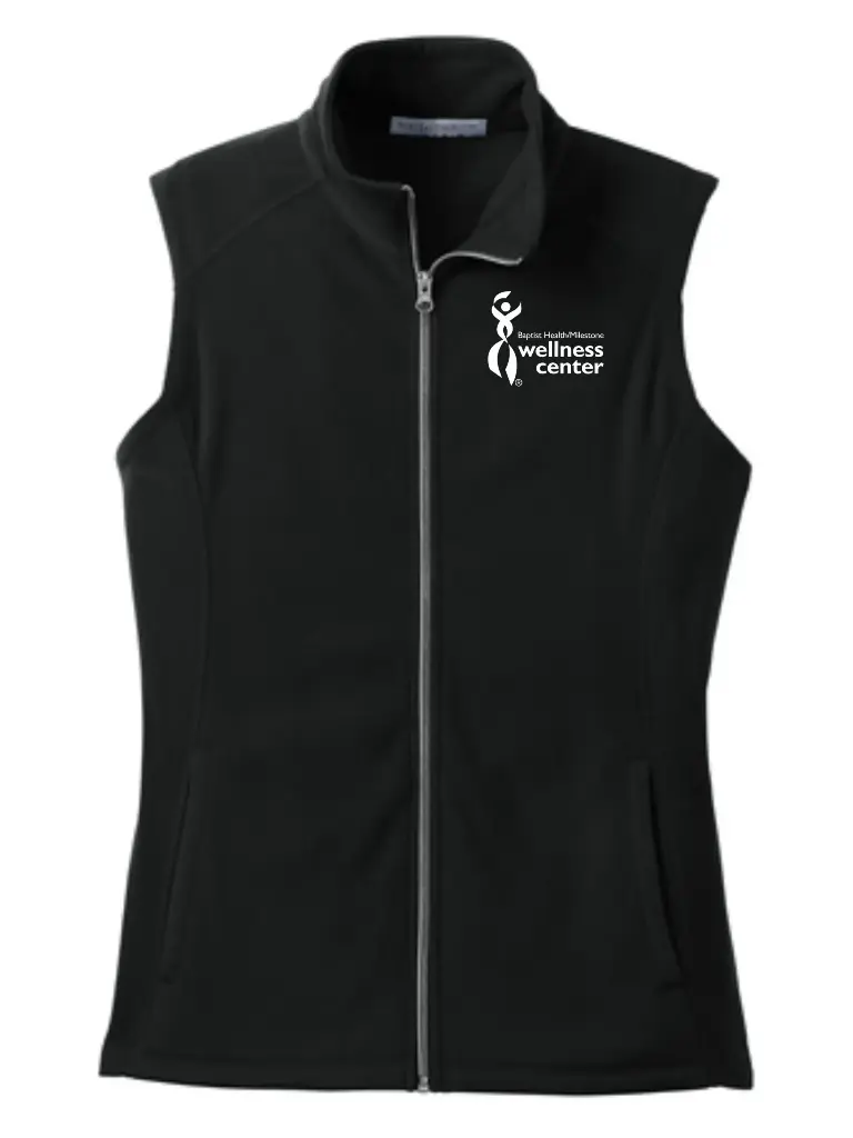 Baptist Milestone Wellness Center Full Zip Fleece Vest L226