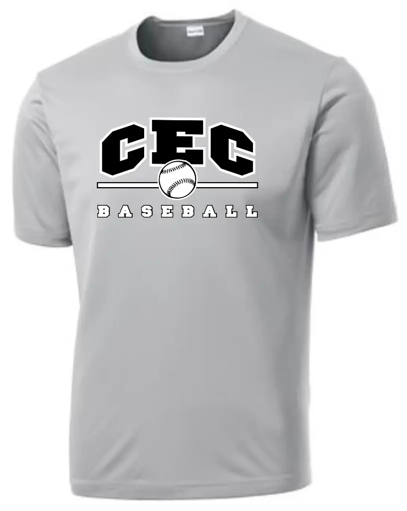 CEC Baseball Moisture Wicking Tshirt ST350