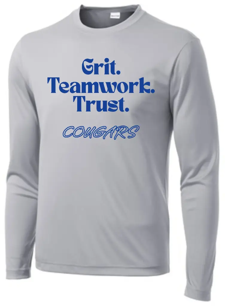 CEC Basketball Grit Centered Long Sleeve Moisture Tshirt ST350LS