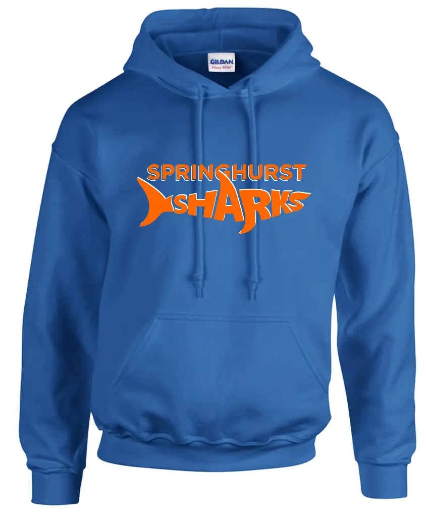 Springhurst Sharks Hoodie G185/B 
