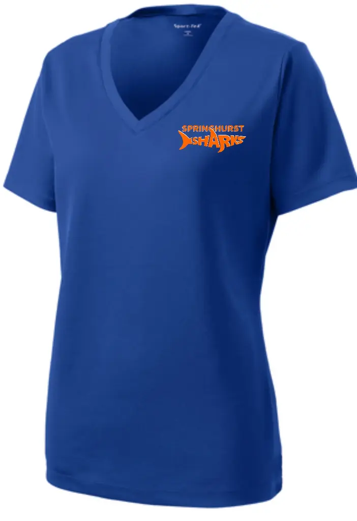 Springhurst Sharks V-neck Tshirt LST340