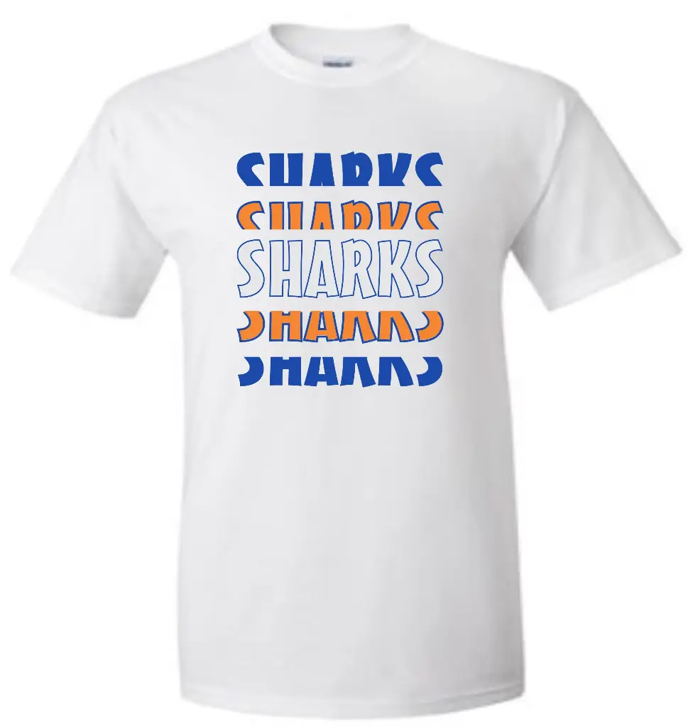 Springhurst Sharks Spirit Tshirt - 8000