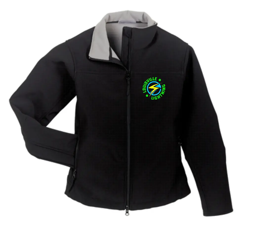 Louisville Lightning Women's Glacier Soft Shell Jacket L790 - Black