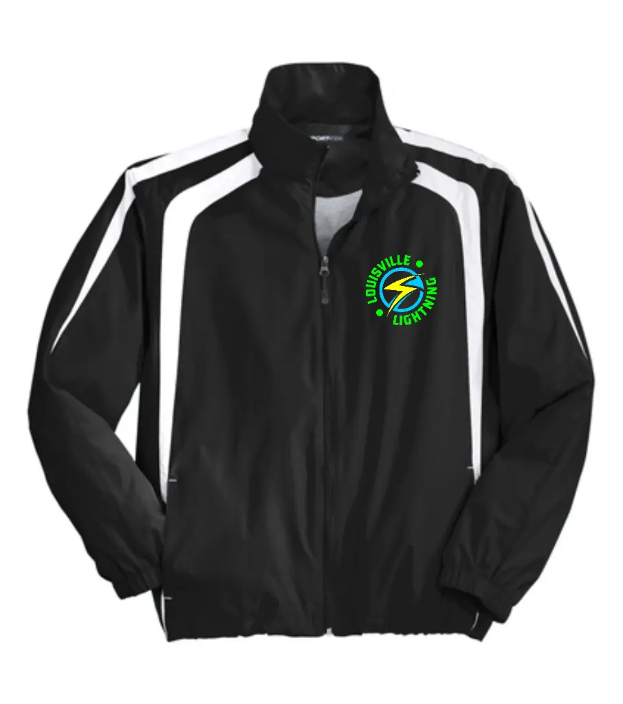 Louisville Lightning Soft Shell Jacket Y/JST60 - Black/White