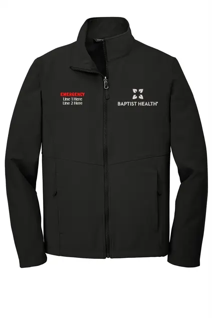 Baptist Louisville Mens Soft Shell Jacket J901 - Black