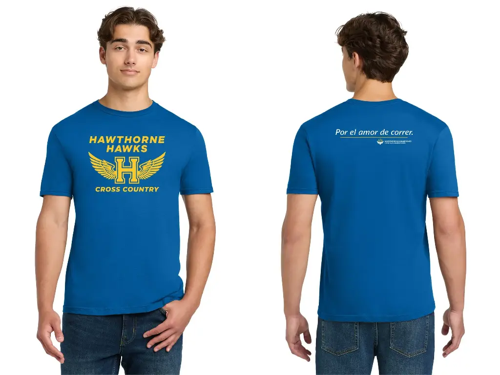 Hawthorne Cross Country Blue Tshirt
