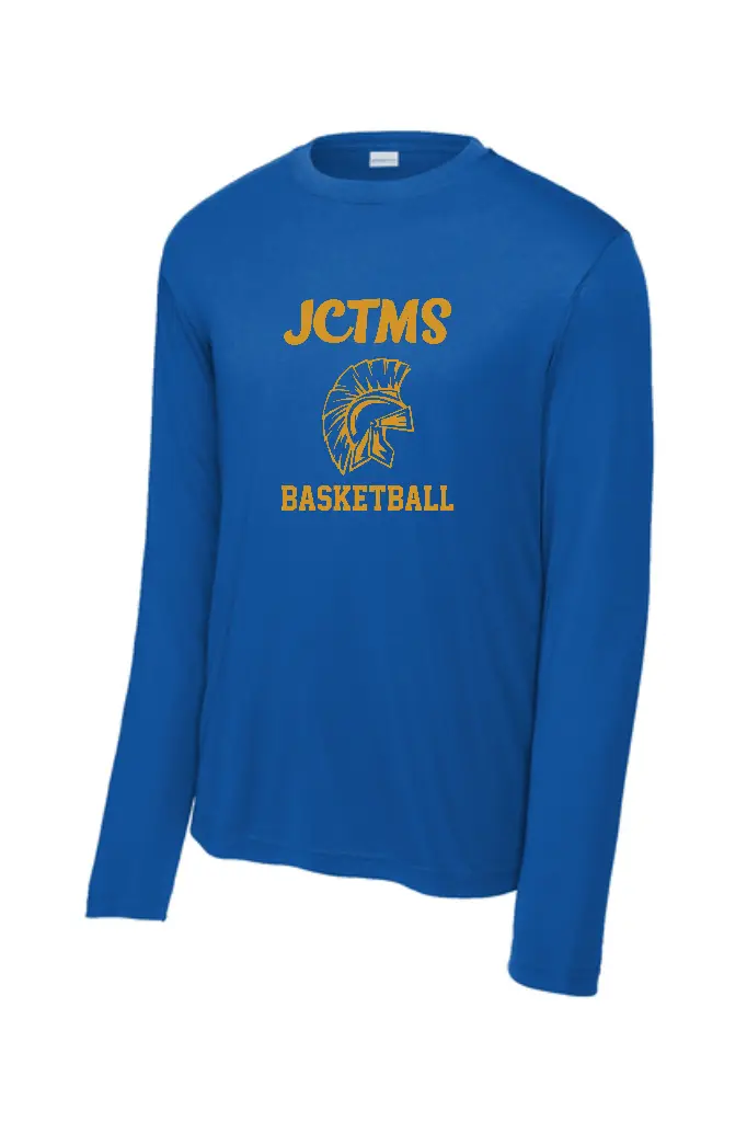 JCTMS Girls Basketball Shooting Shirt - True Royal ST350LS
