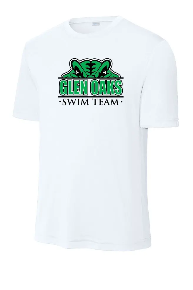 Glen Oaks Swim Moisture Wicking Tshirt - Y/ST350