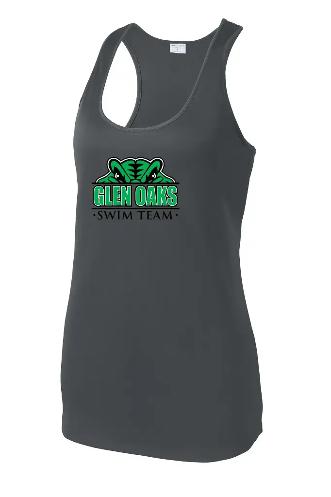 Glen Oaks Swim Team Tanktop Iron Grey - LST356 