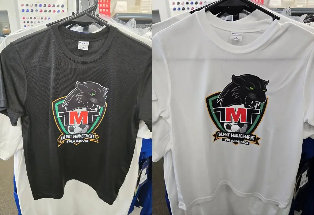TMT Training Uniform Set Black & White ST350