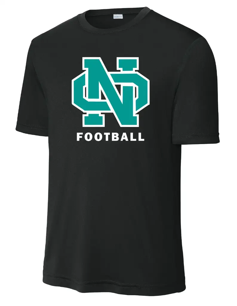 North Oldham Football Moisture Wicking Tshirt - ST350