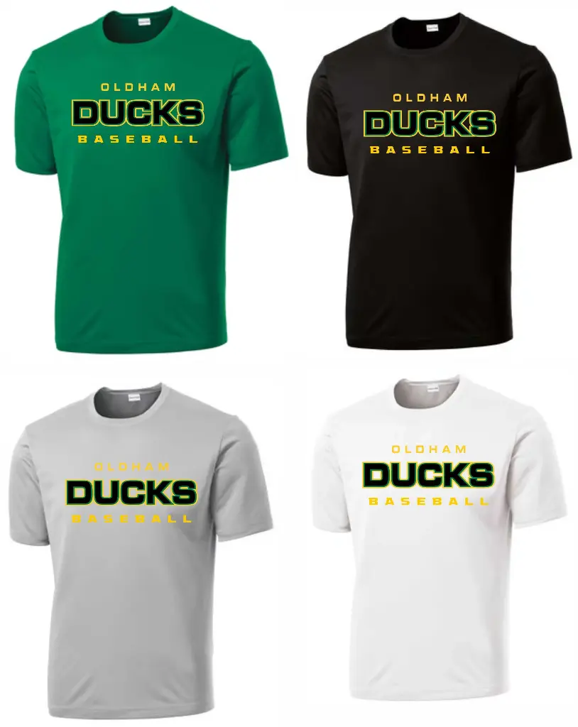 Oldham Ducks Baseball T-Shirt - 8000