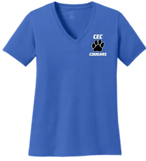 CEC Baseball V-neck Tshirt
