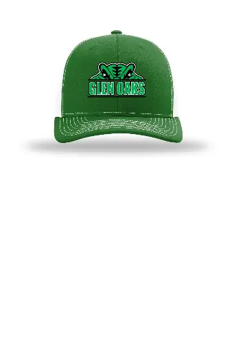 Glen Oaks Swim Hat - 112 Kelly/White