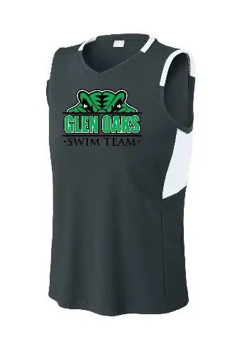 Glen Oaks Swim Tank Top- LST441 Iron Grey