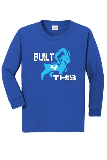 Built 4 This Royal Long Sleeve T G5400/B