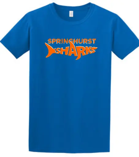 Springhurst Sharks Softstyle Tshirt 64000