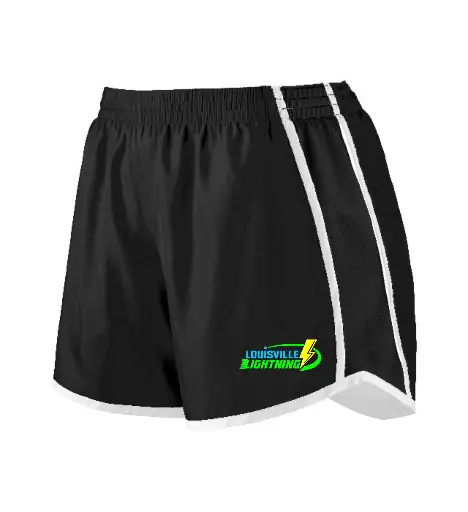 Louisville Lightning Ladies Running Shorts 1266/1265 - Black