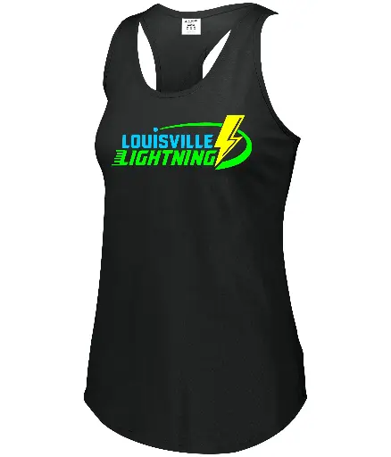 Louisville Lightning Ladies Racerback Tank 3078/3079 - Black