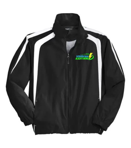 Louisville Lightning Soft Shell Jacket Y/JST60 - Black/White