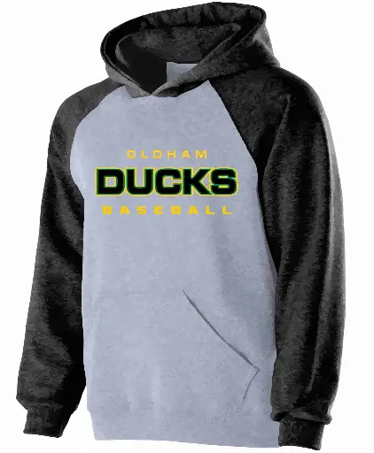 Oldham Co Ducks Hoodie 229279 Athletic Heather/Black