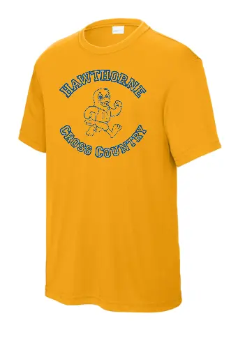 Hawthorne Cross Country Gold Tshirt