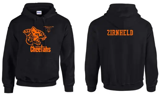Louisville Cheetahs Hoodie - Black G185/B