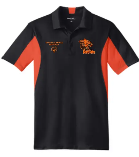 Louisville Cheetahs Polo - Black/Orange