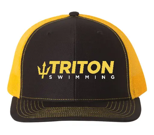 Triton Swim Hat - 112 Black/Gold